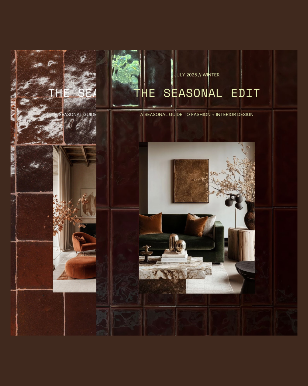 The Seasonal Edit Magazine Issues 1 & 2 Bundle PRE ORDER